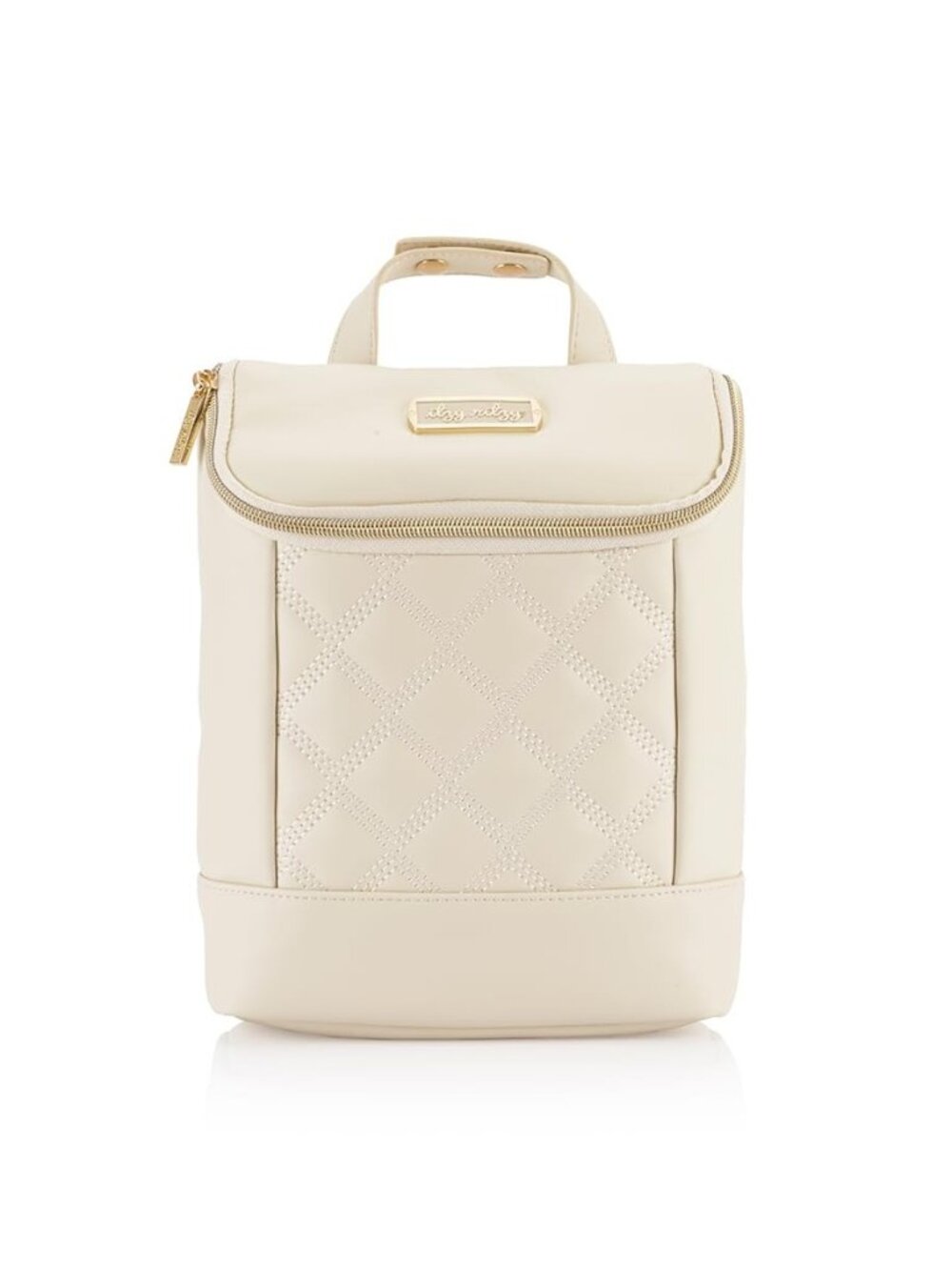 Itzy Ritzy Insulated Bottle Bag, Holds 3 Baby Milk Bottles (Milk & Honey)